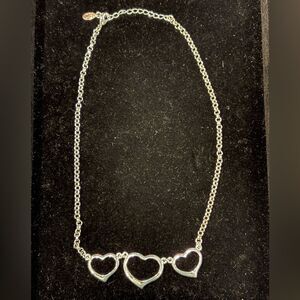 Carolina Herrera Silver Heart Necklace